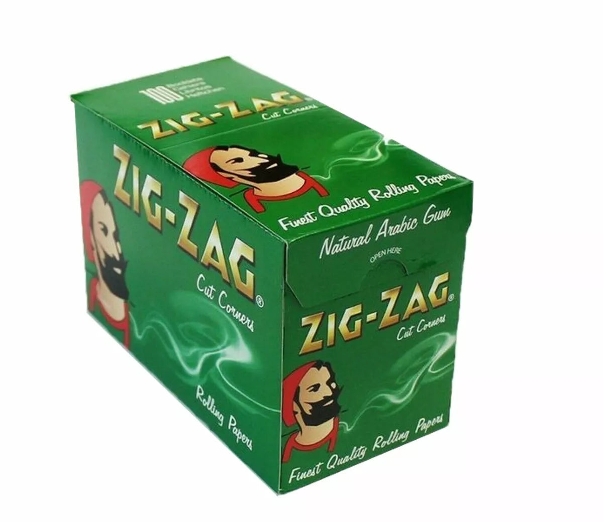 Zig Zag Green (4 for 0.99) Box