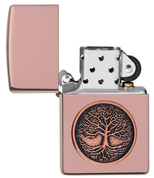 Zippo Tree of Life Emblem - Rose Gold 49