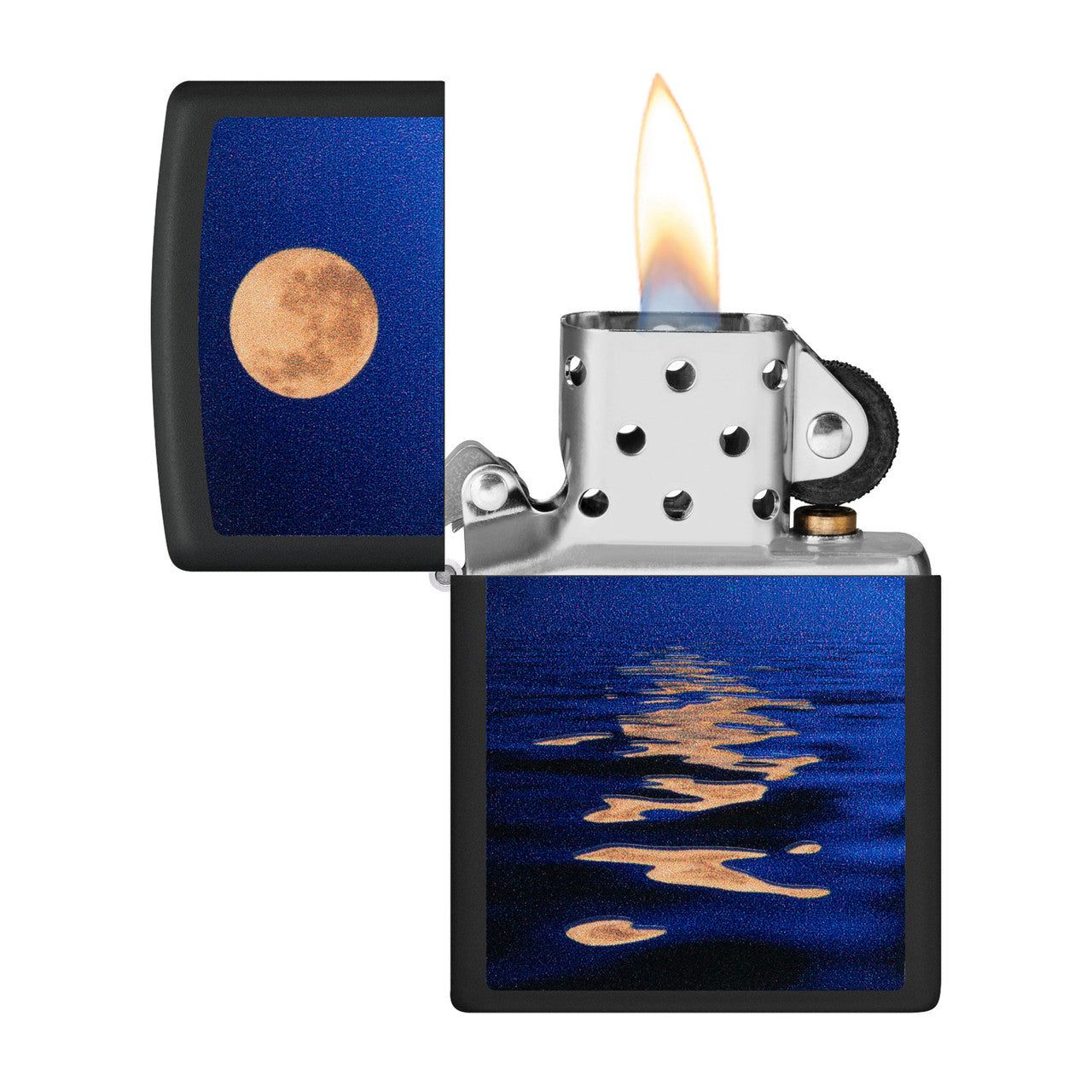 Zippo Bats and the moon